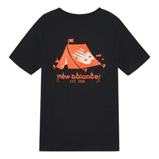 New Balance Safari Tee 'Black Orange' AMT12356-BK sold by KicksCrew