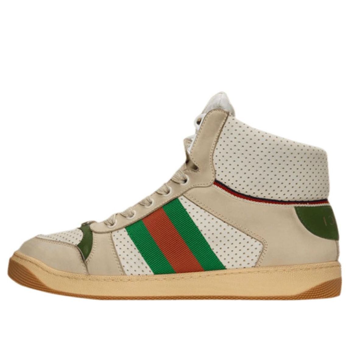 Gucci Screener High 'White Green' 563485-0YI30-9560 sold by KicksCrew