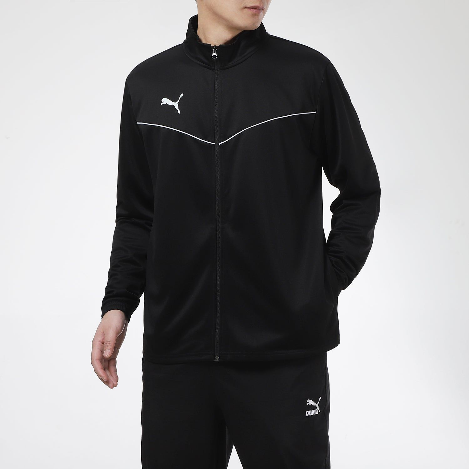Puma Team Rise Jacket 'Black' 657392-03 sold by KicksCrew product image thumbnail 4