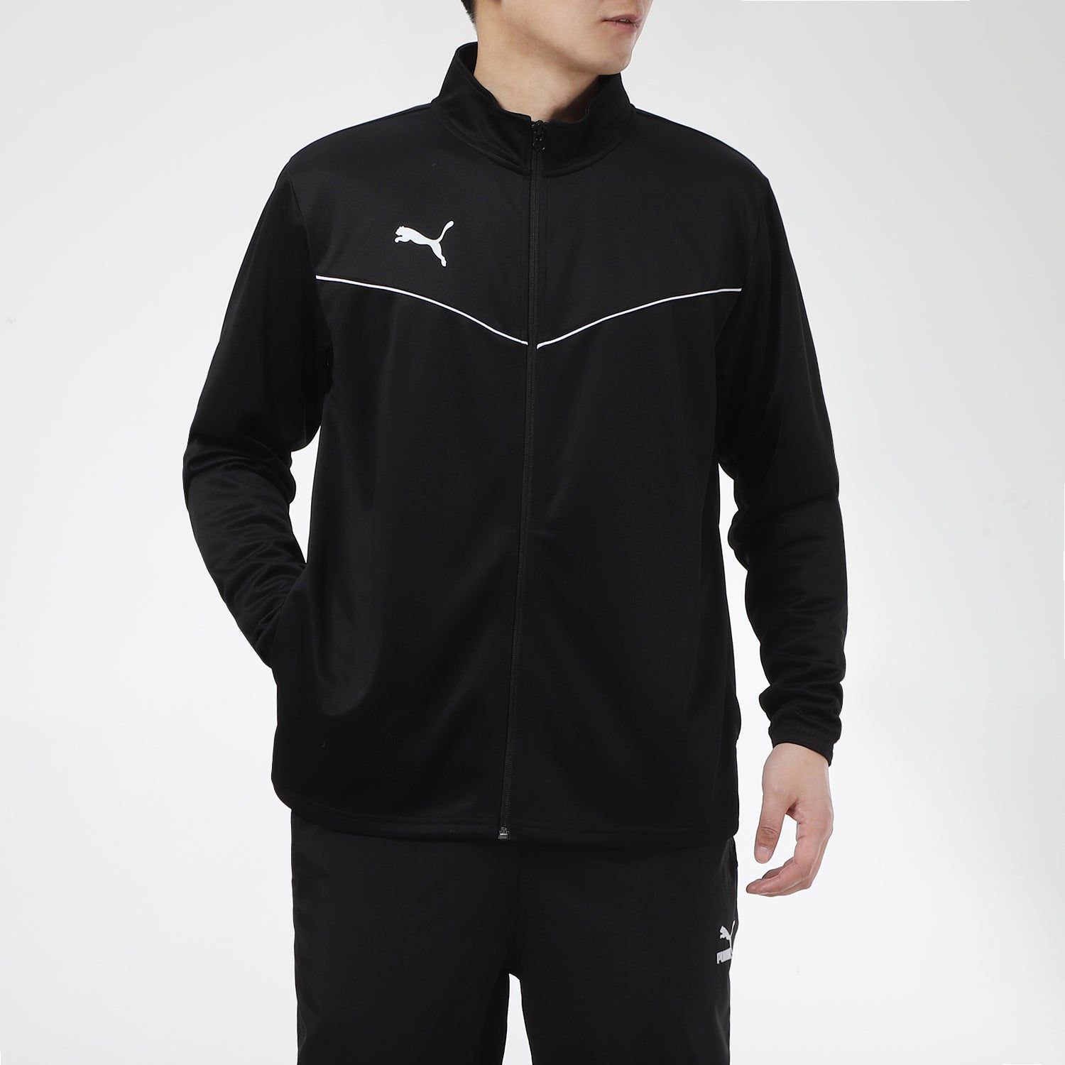 Puma Team Rise Jacket 'Black' 657392-03 sold by KicksCrew product image thumbnail 3