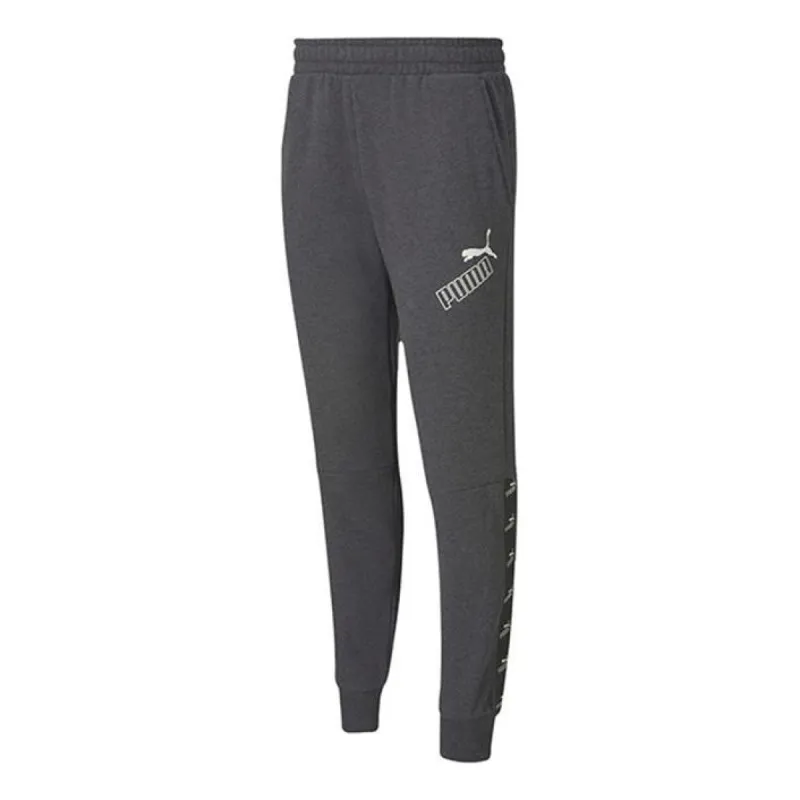 Puma Amplified Pants 'Grey White' 585524-07 sold by KicksCrew