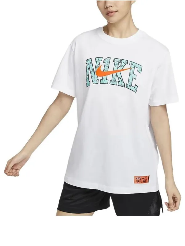 (WMNS) Nike CHBL Graphic Basketball T-shirt (Asia Sizing) 'White' HF6161-100 sold by KicksCrew