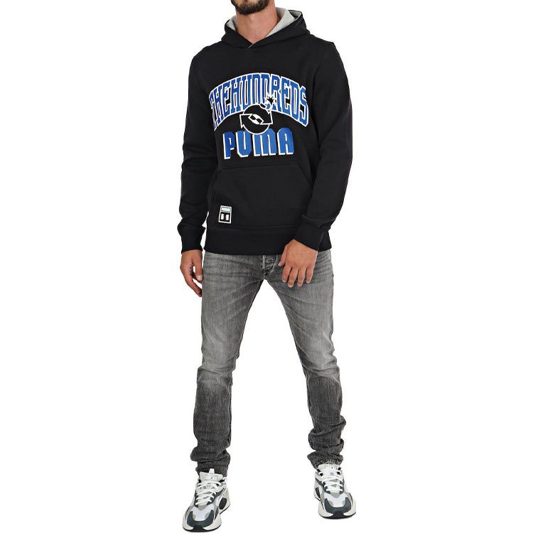 Puma x The Hundreds Reversible Hoodie 'Black Blue Grey' 598311-01 sold by KicksCrew product image thumbnail 5