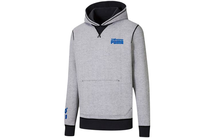 Puma x The Hundreds Reversible Hoodie 'Black Blue Grey' 598311-01 sold by KicksCrew product image thumbnail 3
