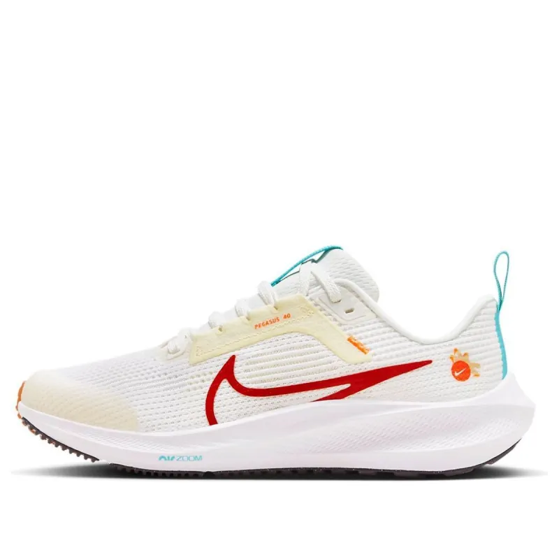 (GS) Nike Air Pegasus 40 'Sail UNIV Red' FZ5526-161 sold by KicksCrew