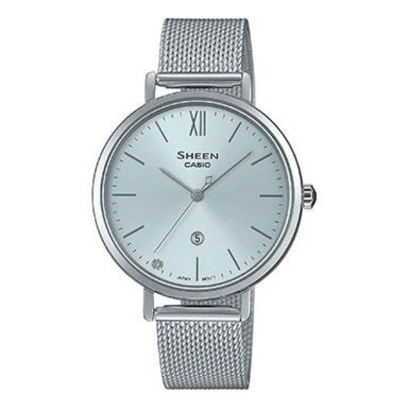 (WMNS) CASIO Analog 'Silver' SHE-4539 sold by KicksCrew
