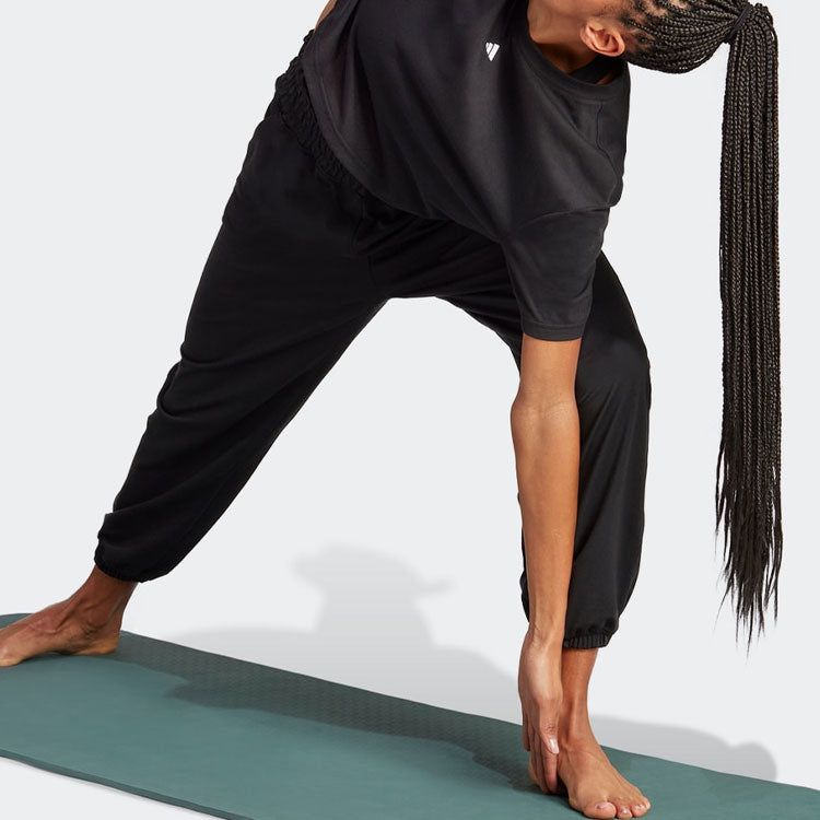 (WMNS) Adidas Yoga Studio Pants 'Black' HS8122 sold by KicksCrew product image thumbnail 4