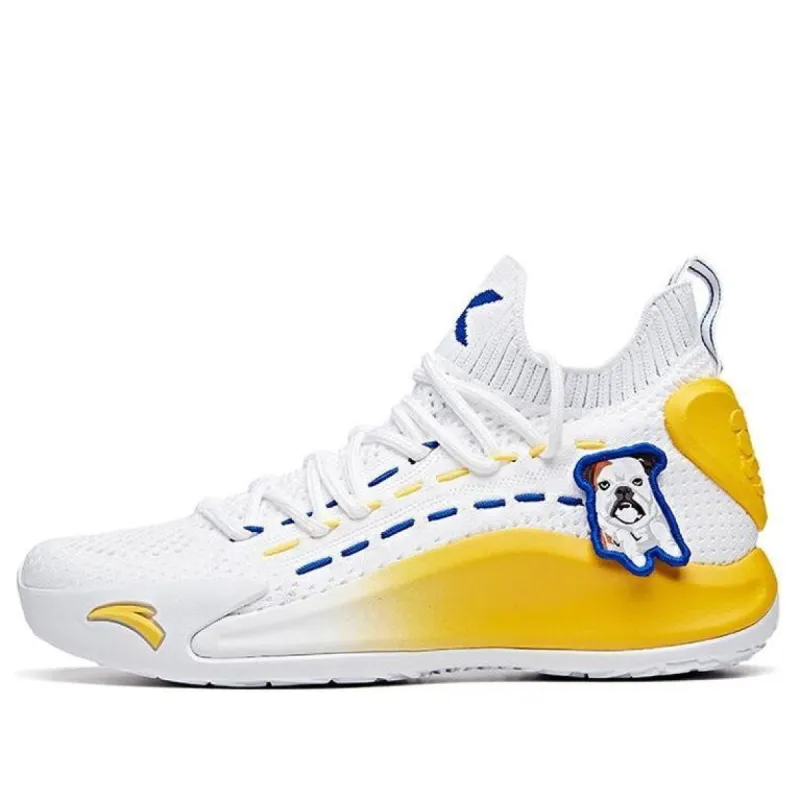 (WMNS) ANTA x Baique Ling Klay Thompson Mid Top 'White Yellow Blue' 122021102-4 sold by KicksCrew