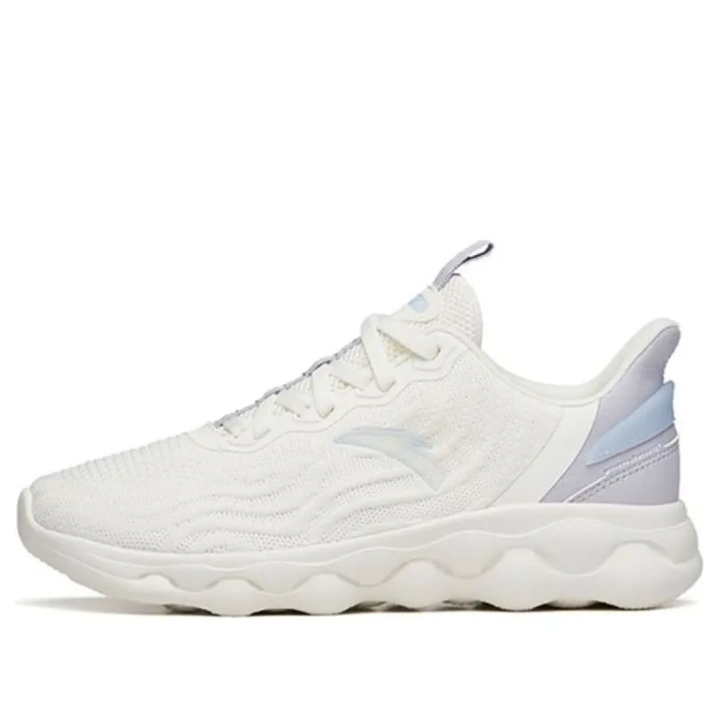 (WMNS) ANTA Running Series Sneakers 'White Grey Blue' 122145530R-1 sold by KicksCrew