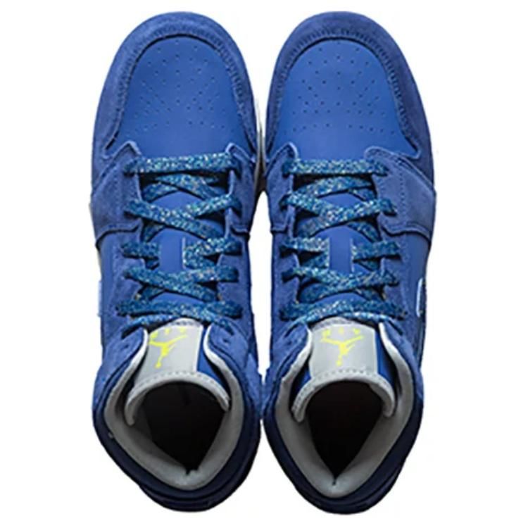 (GS) Air Jordan 1 Mid 'Deep Royal Blue' 555112-407 sold by KicksCrew product image thumbnail 4