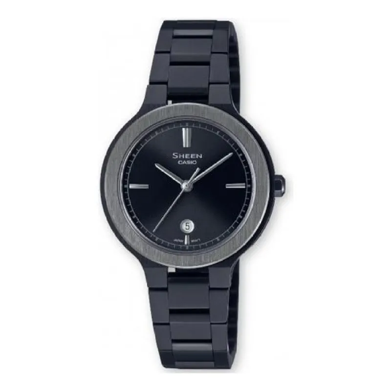CASIO Analog 'Black Silver' SHE-4559BD-1A sold by KicksCrew