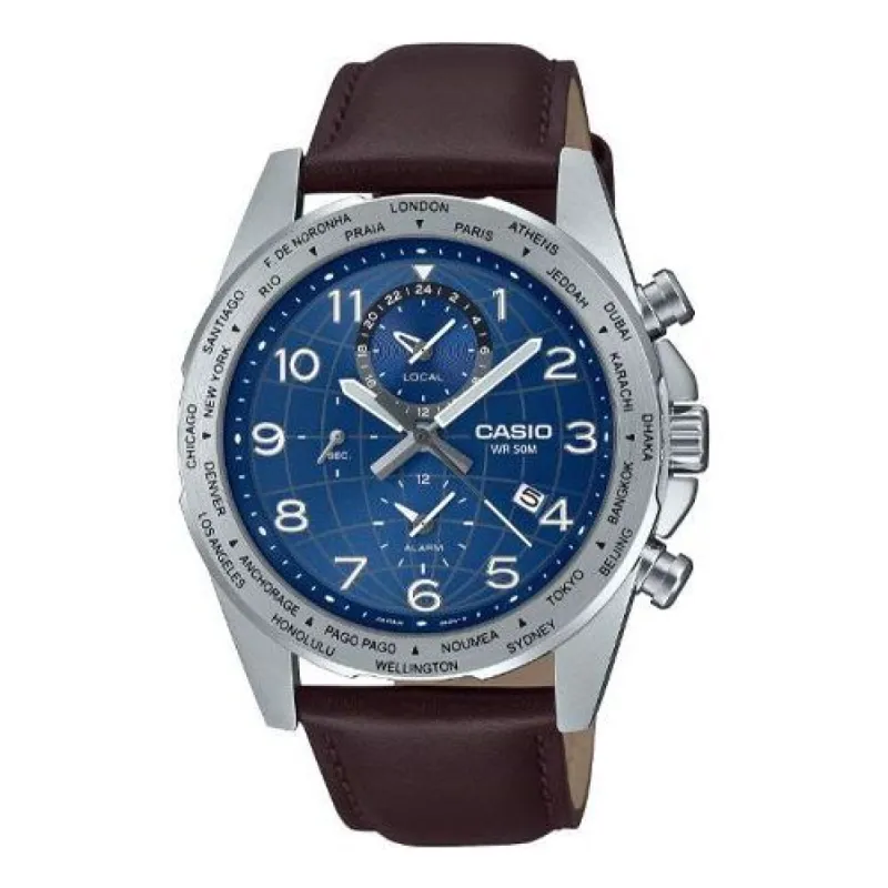 CASIO Analog 'Brown' MTP-W500L-2A sold by KicksCrew