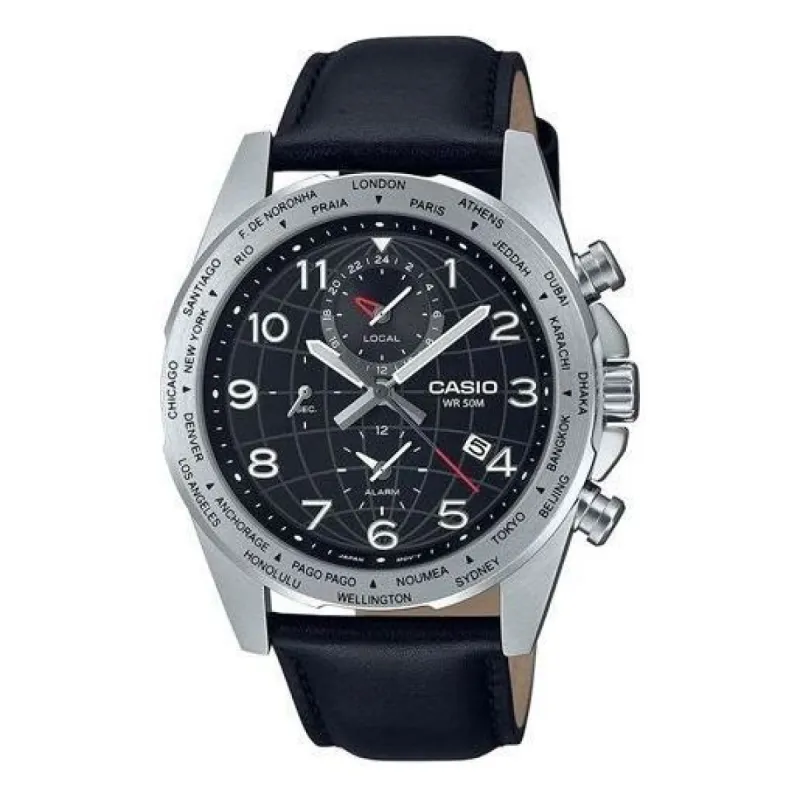 CASIO Analog 'Black' MTP-W500L-1A sold by KicksCrew