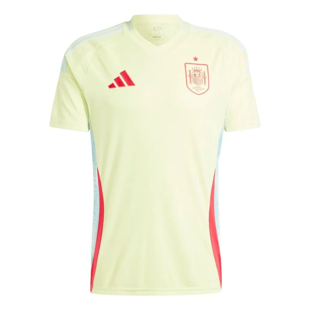adidas Spain 24 Away Soccer Jersey 'Pulse Yellow' IS9033 sold by KicksCrew