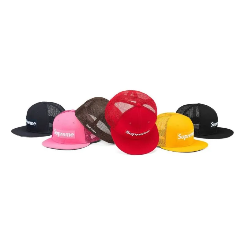 Supreme Box Logo Mesh Back New Era 'Multi-Color' SUP-SS22-730 sold by KicksCrew