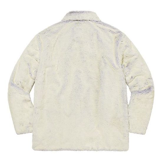 Supreme 2-Tone Faux Fur Shop Coat 'White Purple' SUP-FW21-165 sold by KicksCrew product image thumbnail 2