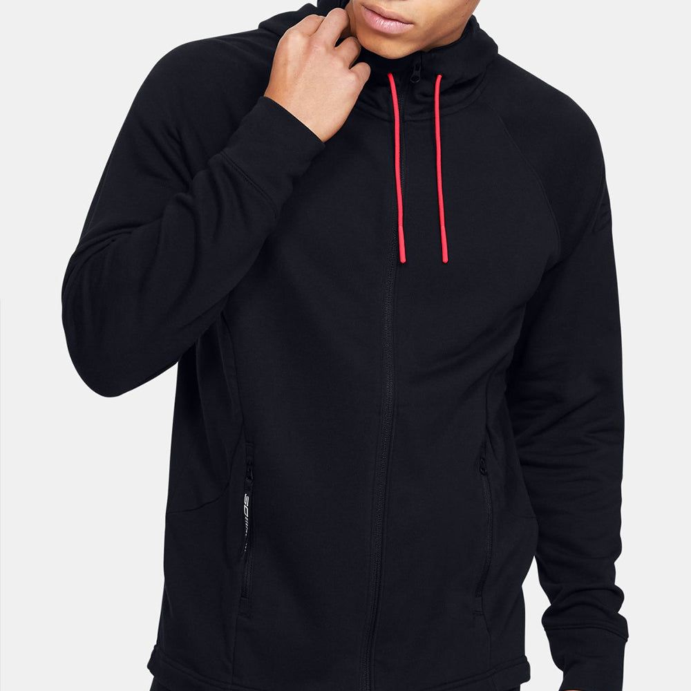 Under Armour SC30 Warm Up Hoodie Jacket 'Black' 1351317-001 sold by KicksCrew product image thumbnail 4