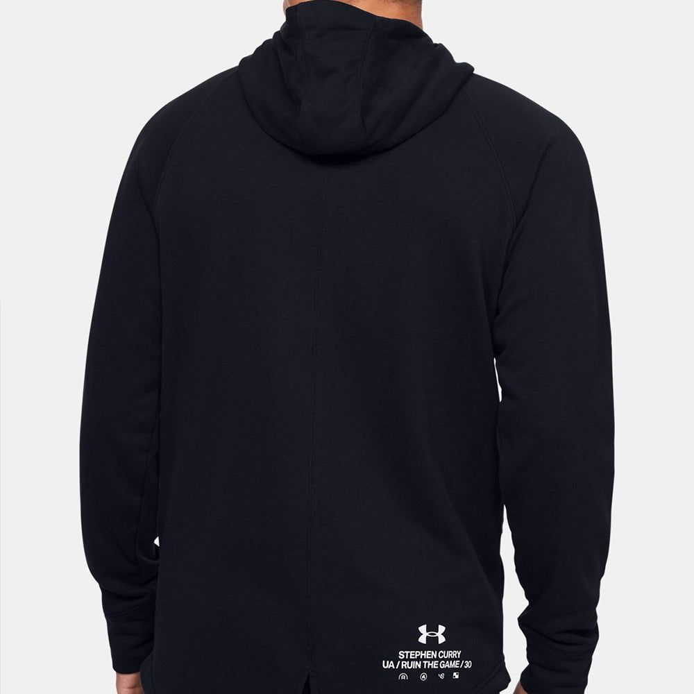 Under Armour SC30 Warm Up Hoodie Jacket 'Black' 1351317-001 sold by KicksCrew product image thumbnail 5
