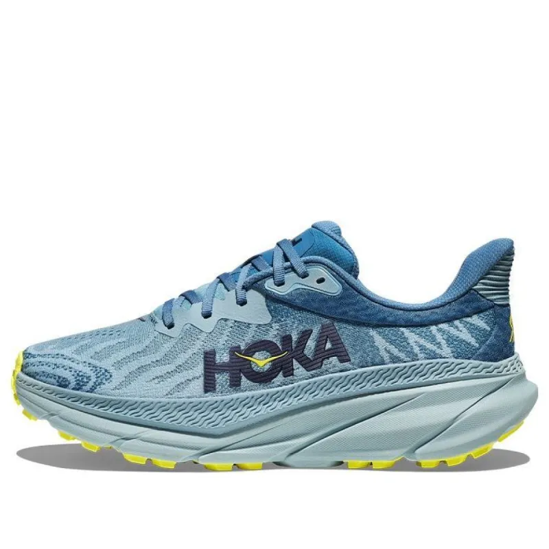 Hoka One One Challenger ATR 7 2E Wide 'Stone Blue Evening Primrose' 1134499-SBEP sold by KicksCrew