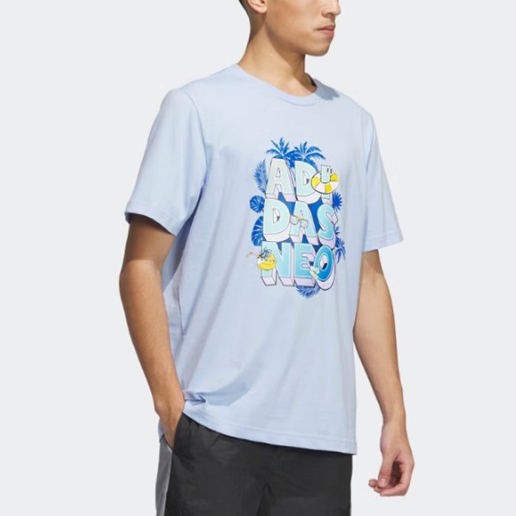 Adidas neo T-Shirts 'Blue' IP3888 sold by KicksCrew product image thumbnail 4