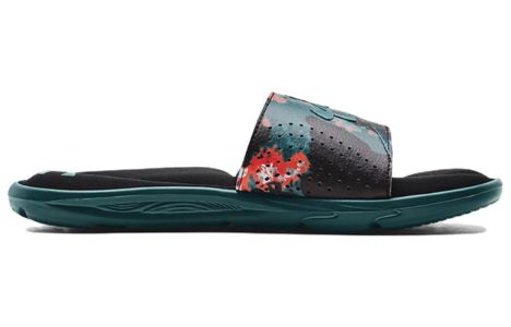 Under Armour Ignite 6 Graphic Strap Slide 'Color Splash - Tourmaline Teal' 3024450-009 sold by KicksCrew