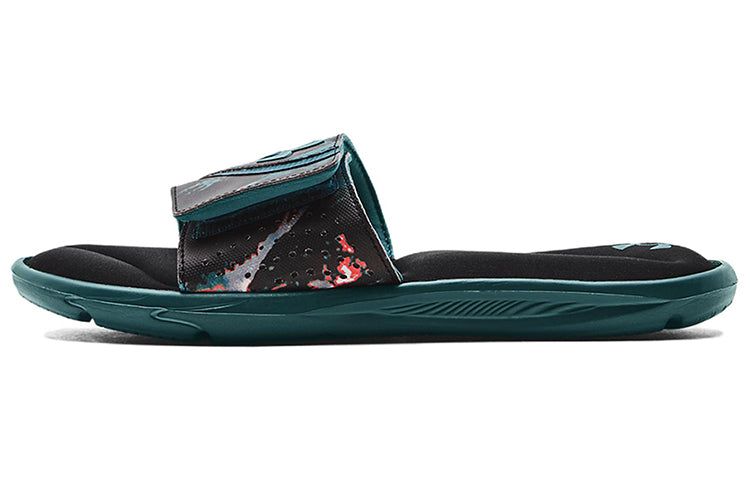 Under Armour Ignite 6 Graphic Strap Slide 'Color Splash - Tourmaline Teal' 3024450-009 sold by KicksCrew product image thumbnail 2