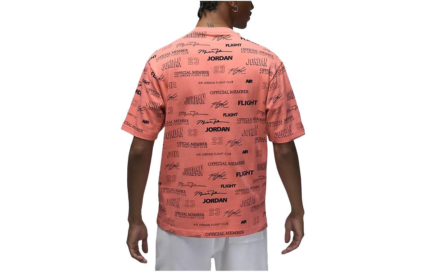 Air Jordan Flight MVP Statement AOP T-Shirt 'Pink Black' DX9573-814 sold by KicksCrew product image thumbnail 3