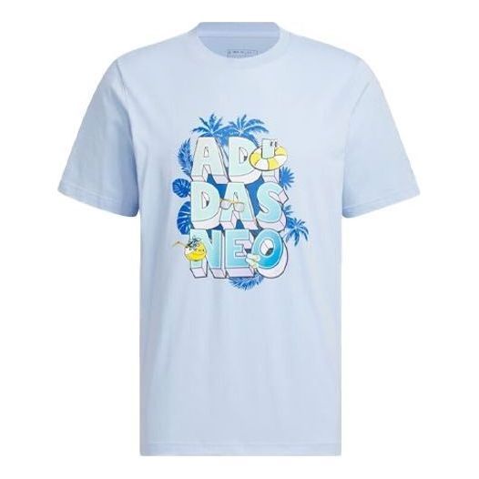 Adidas neo T-Shirts 'Blue' IP3888 sold by KicksCrew