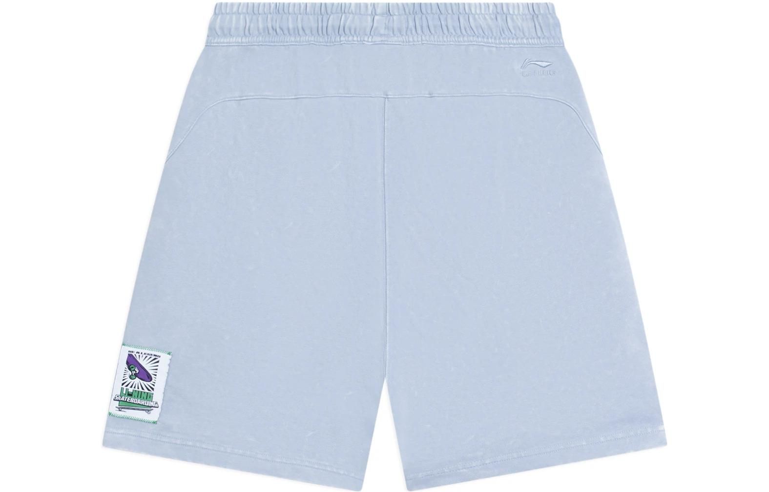 Li-Ning x MARVEL Graphic Shorts 'Light Blue' AKSSB11-3 sold by KicksCrew product image thumbnail 2