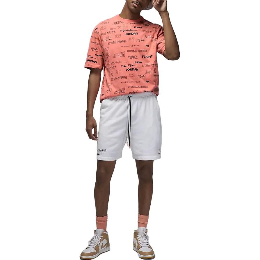 Air Jordan Flight MVP Statement AOP T-Shirt 'Pink Black' DX9573-814 sold by KicksCrew product image thumbnail 4