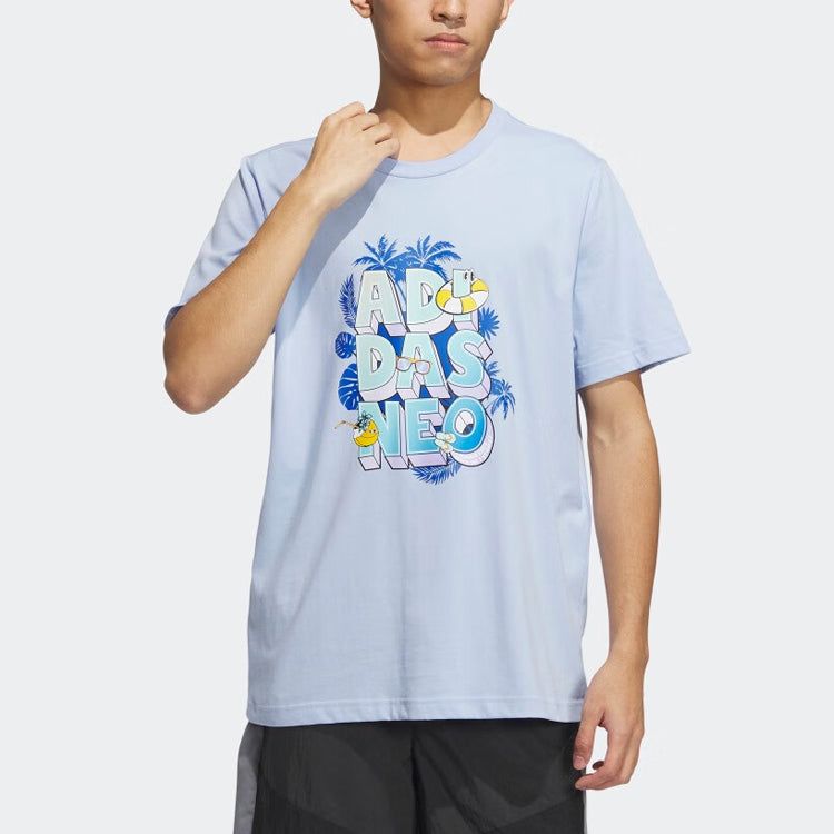 Adidas neo T-Shirts 'Blue' IP3888 sold by KicksCrew product image thumbnail 2