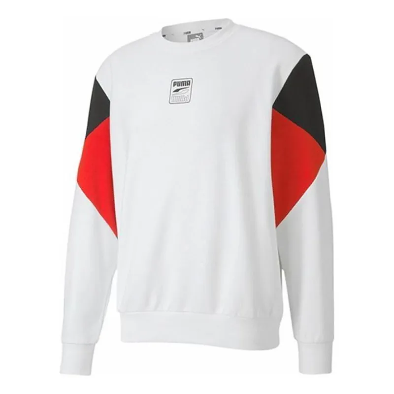 Puma Herren Sweatshirt 'White Red Blue' 585271-02 sold by KicksCrew