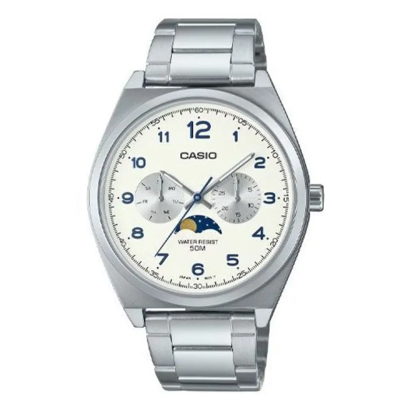 CASIO Analog 'Silver Ivory' MTP-M300D-7AV sold by KicksCrew