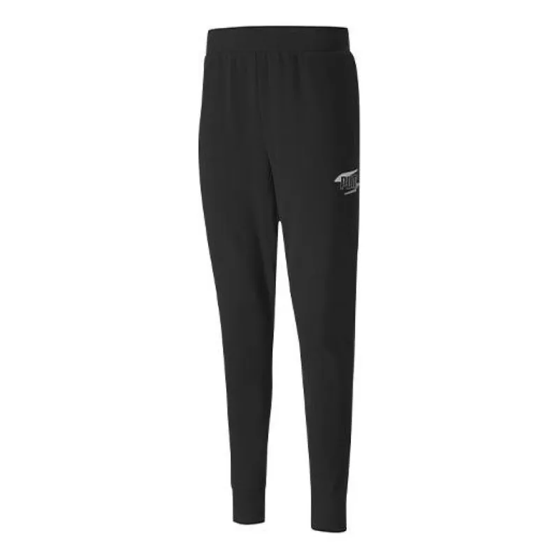 Puma Rebel Sweatpants 'Black Grey' 585294-01 sold by KicksCrew