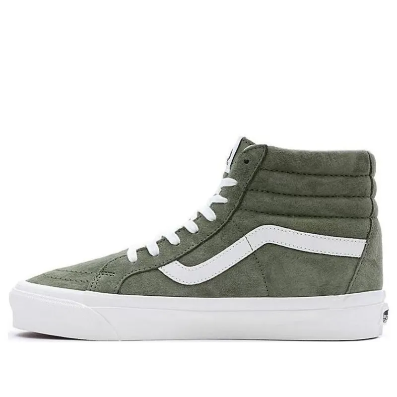 (WMNS) Vans Pig Suede SK8-Hi 38 DX 'Olive Green' VN0A38GFZBF sold by KicksCrew