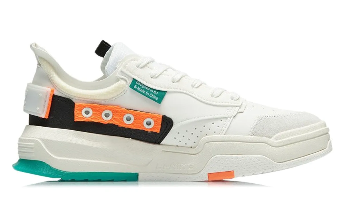 (WMNS) Li-Ning Geek 'White Black Green' AGCR154-1 sold by KicksCrew product image thumbnail 2