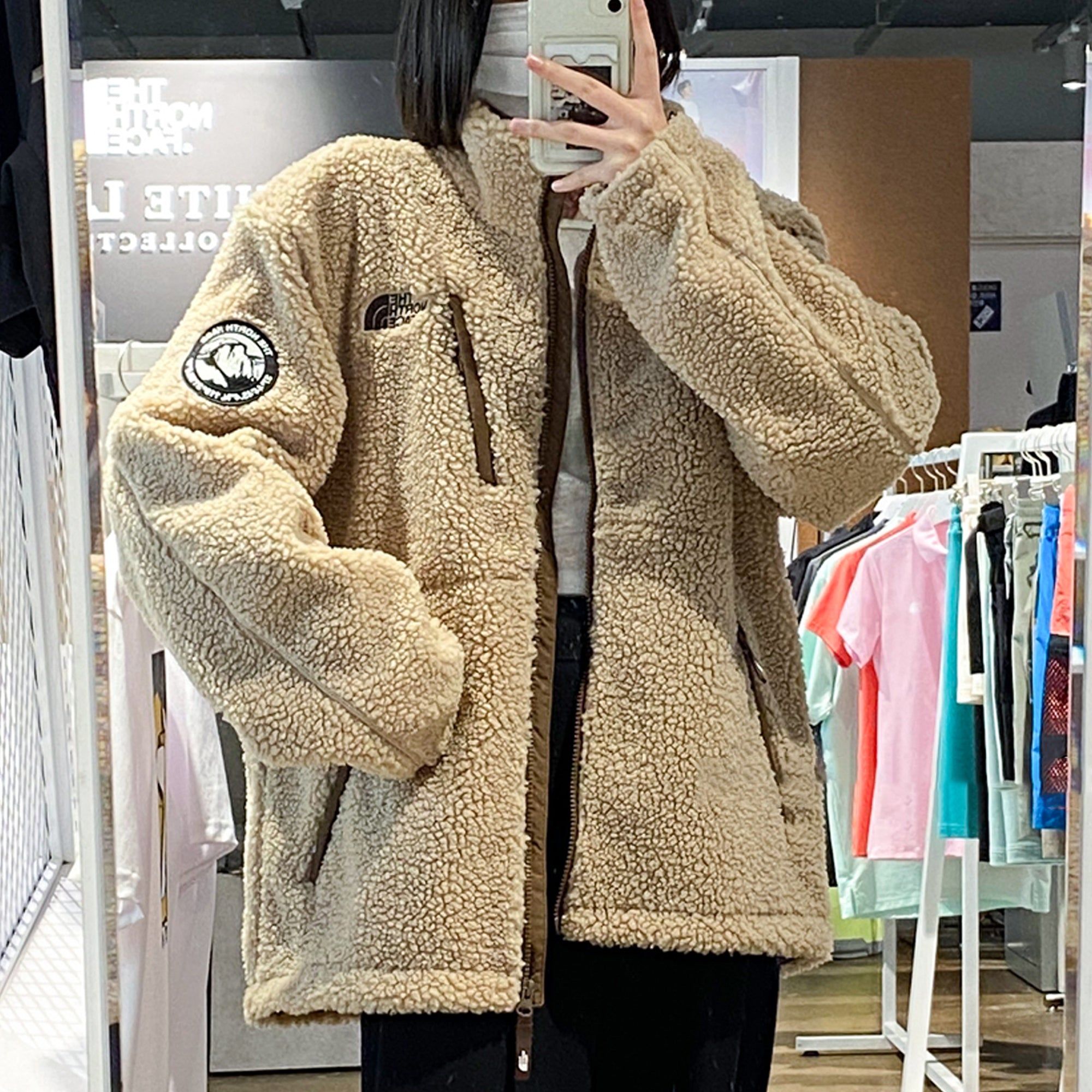 THE NORTH FACE Comfy Fleece Jacket 'Brown' NJ4FN56B sold by KicksCrew product image thumbnail 3