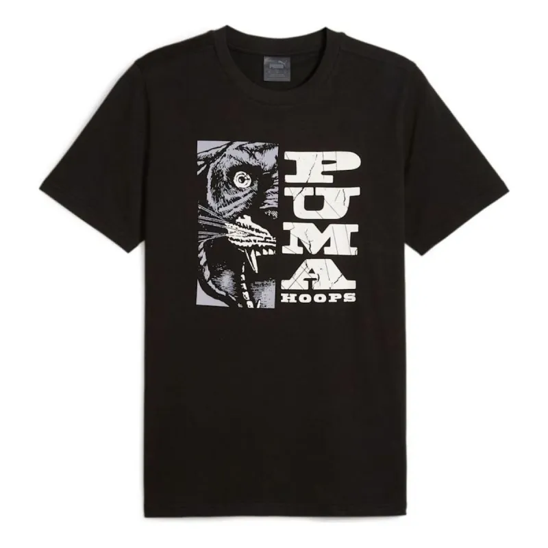 PUMA The Hooper Basketball T-shirt 'Black' 625284-01 sold by KicksCrew