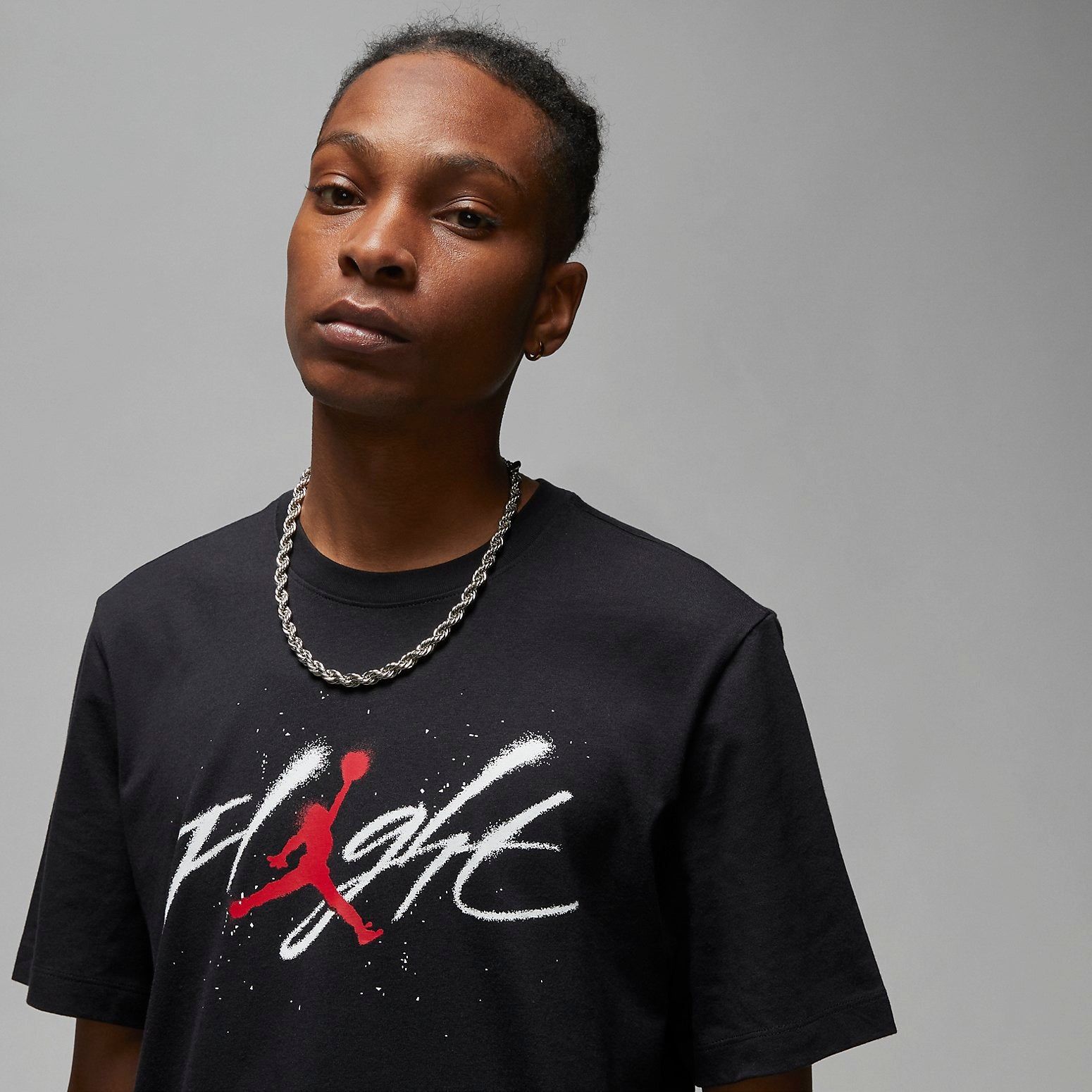 Air Jordan Graphic T-Shirt 'Black' FB7465-010 sold by KicksCrew product image thumbnail 2