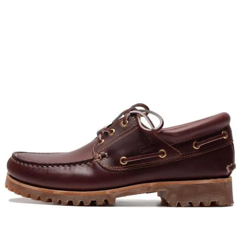 Timberland Authentics 3-Eye Classic Boat Shoes 'Brown' 50009648 sold by KicksCrew