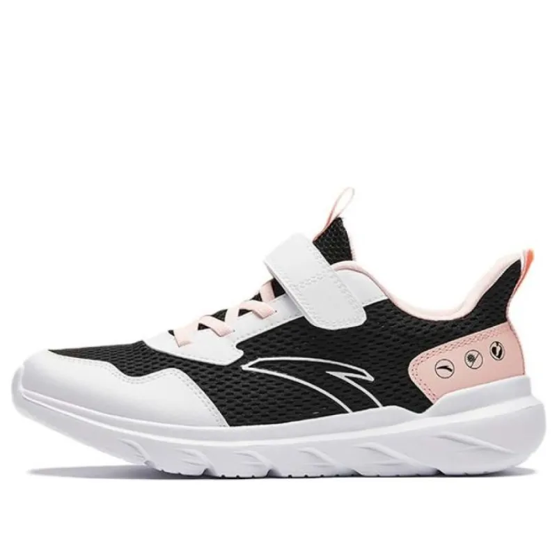 (GS) ANTA Running Series Sneakers 'Black White Pink' A22435567-7 sold by KicksCrew