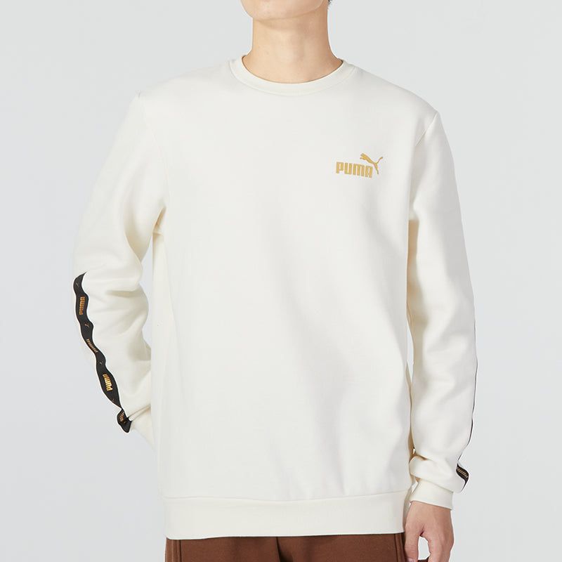 PUMA Ess Metallic Logo Sweater 'White' 674346-65 sold by KicksCrew product image thumbnail 4