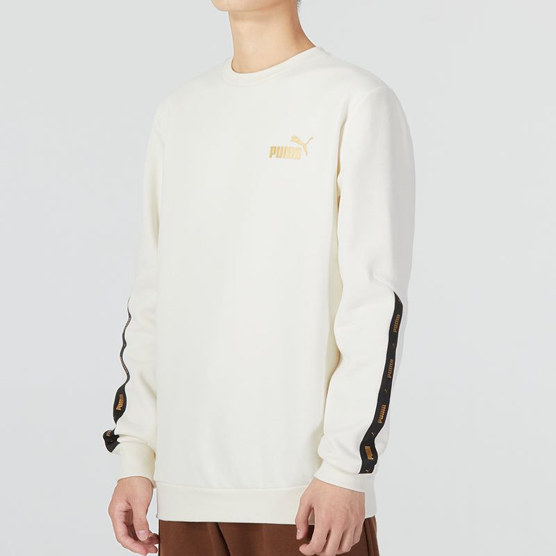 PUMA Ess Metallic Logo Sweater 'White' 674346-65 sold by KicksCrew product image thumbnail 3