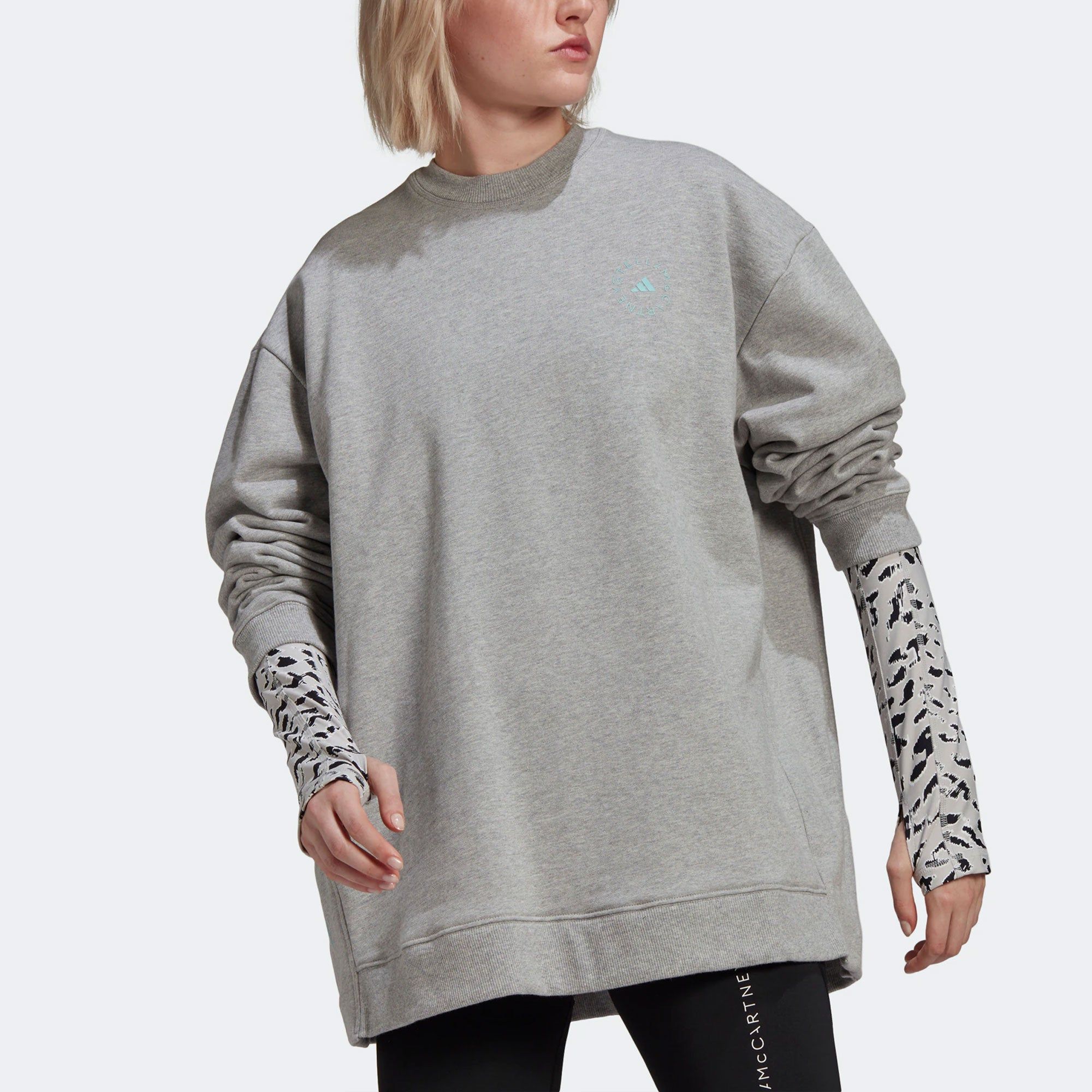 (WMNS) Adidas X By Stella McCartney Sweatshirt 'Grey' HA8963 sold by KicksCrew product image thumbnail 2