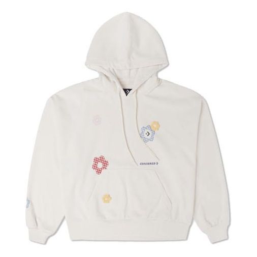 (WMNS) Converse Flora Hoodie 'Egret' 10025521-A01 sold by KicksCrew