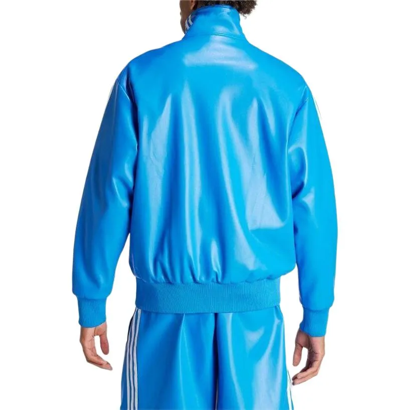 adidas Firebird Adicolor Three Stripes Synthetic Fabric Loose Jacket 'Blue' IZ4035 sold by KicksCrew product image thumbnail 3