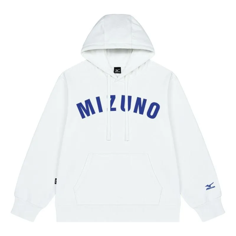 Mizuno Logo Casual Hoodie 'White' A2CA2A36 sold by KicksCrew