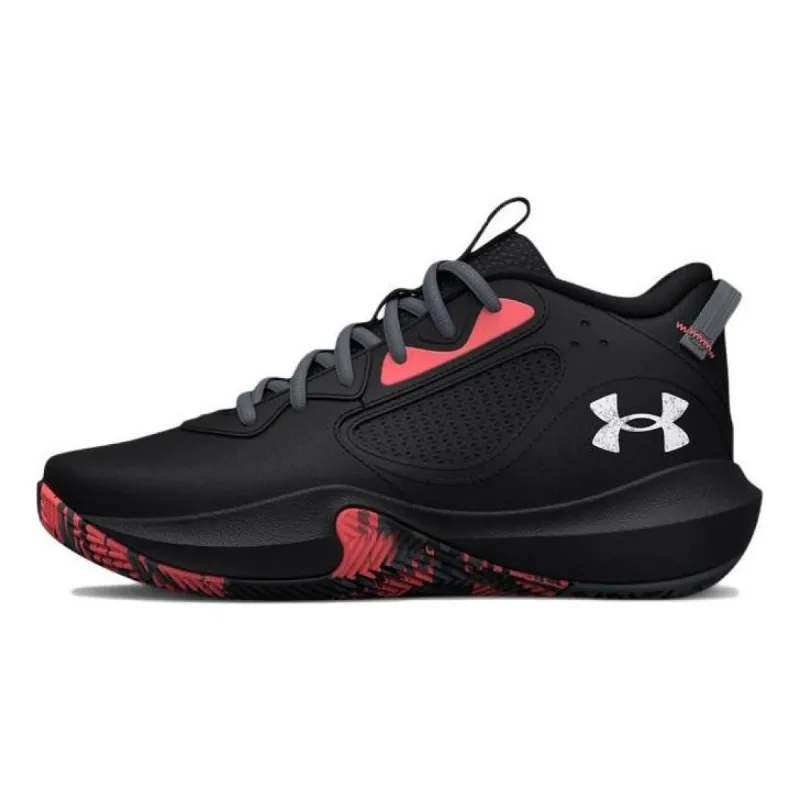 (GS) Under Armour Lockdown 6 'Black Blitz Red' 3025617-002 sold by KicksCrew