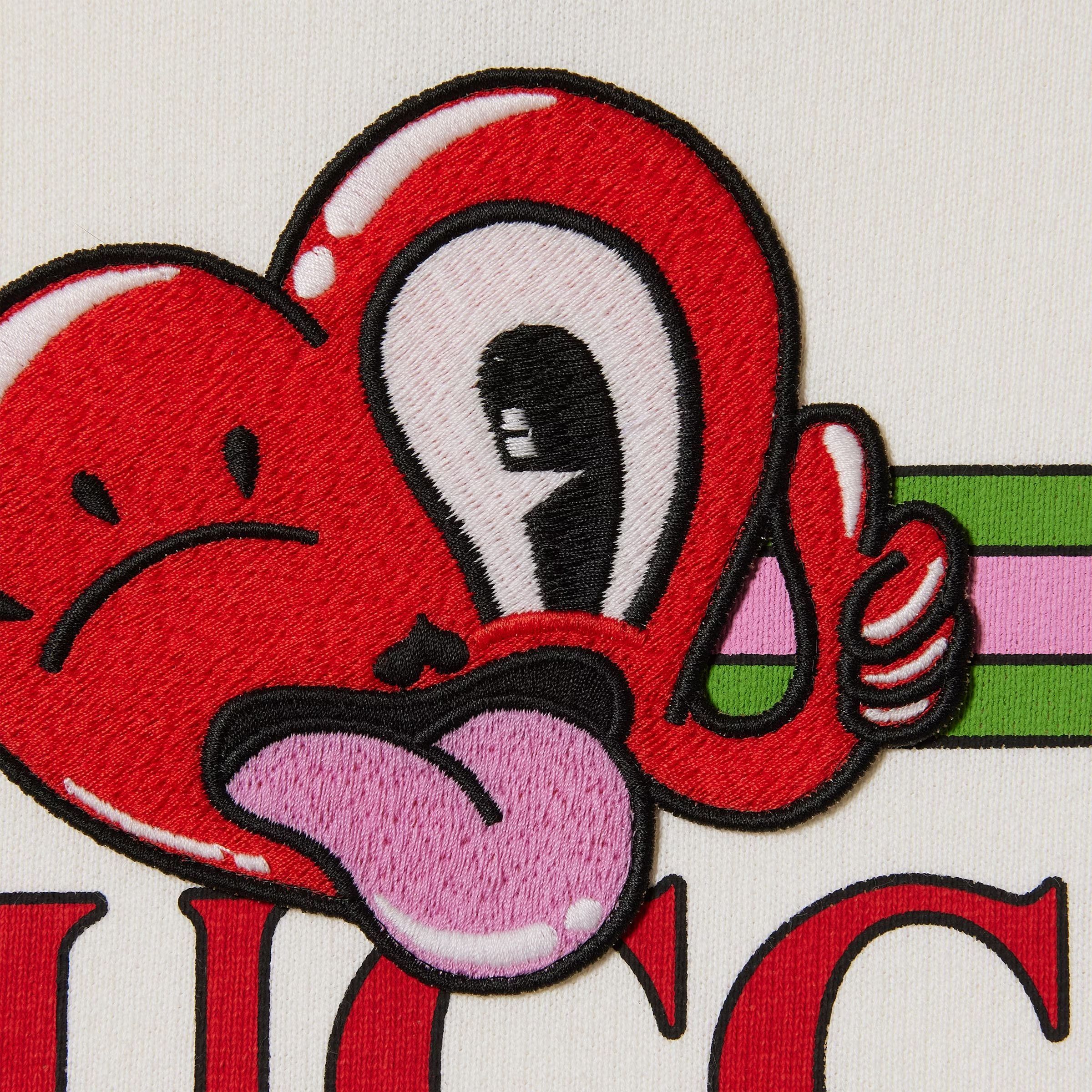 (WMNS) Gucci Cotton Jersey Sweatshirt With Patch 'Off White' 768122-XJGHG-9088 sold by KicksCrew product image thumbnail 5