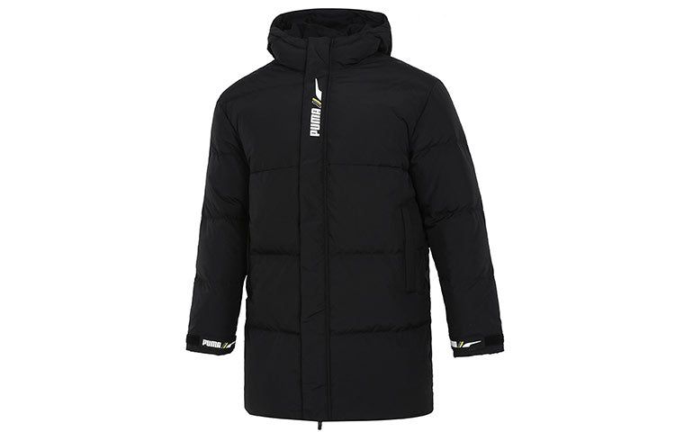Puma Windproof Down Warm Jacket 'Black' 532916-01 sold by KicksCrew product image thumbnail 2